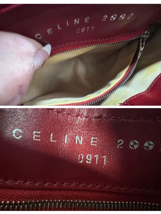 Celine Black/White/Red Vintage 2002 FIFA World Cup limited edition leather bag - Picture 8 of 10